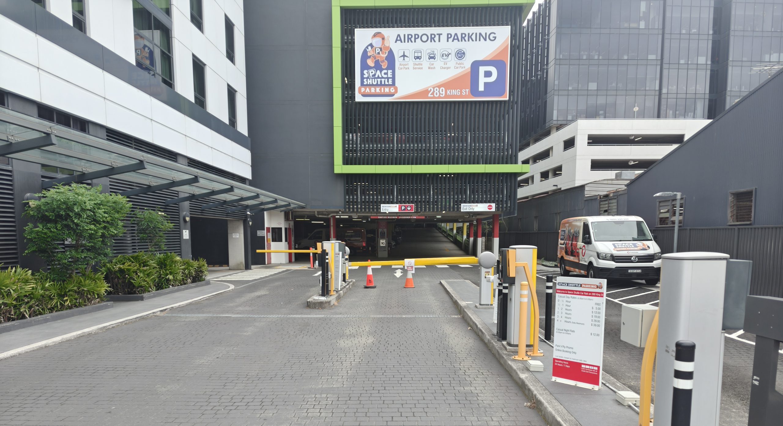 Space Shuttle Sydney Airport Parking